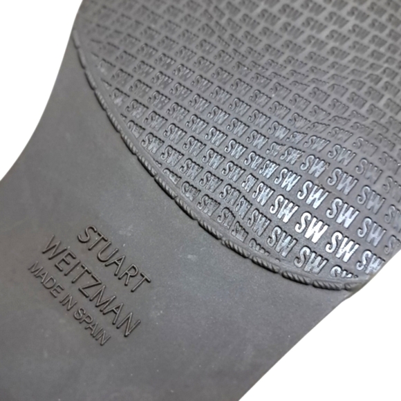 Stuart Weitzman Bronze Snakeskin Loafers Womens 9M - Picture 10 of 16